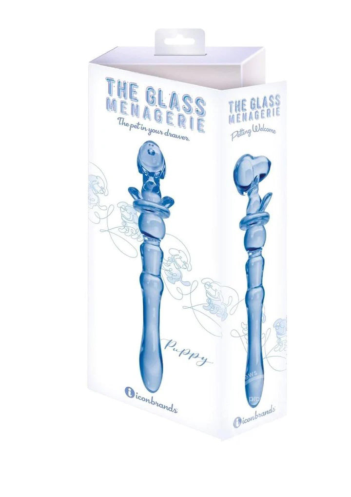 Glass Menagerie - Puppy Dildo - Blue