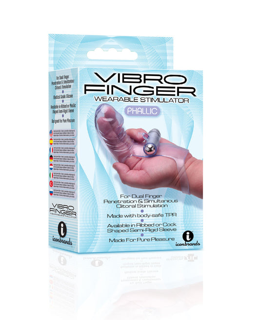 Vibro Finger Wearable Stimulator - Purple