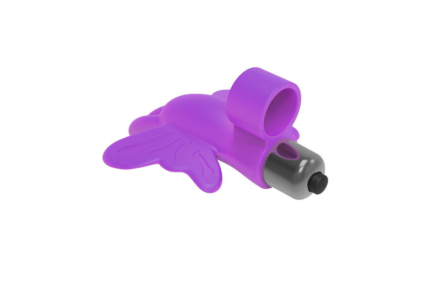 The 9's Flirt Finger Butterfly Finger Vibrator - Purple