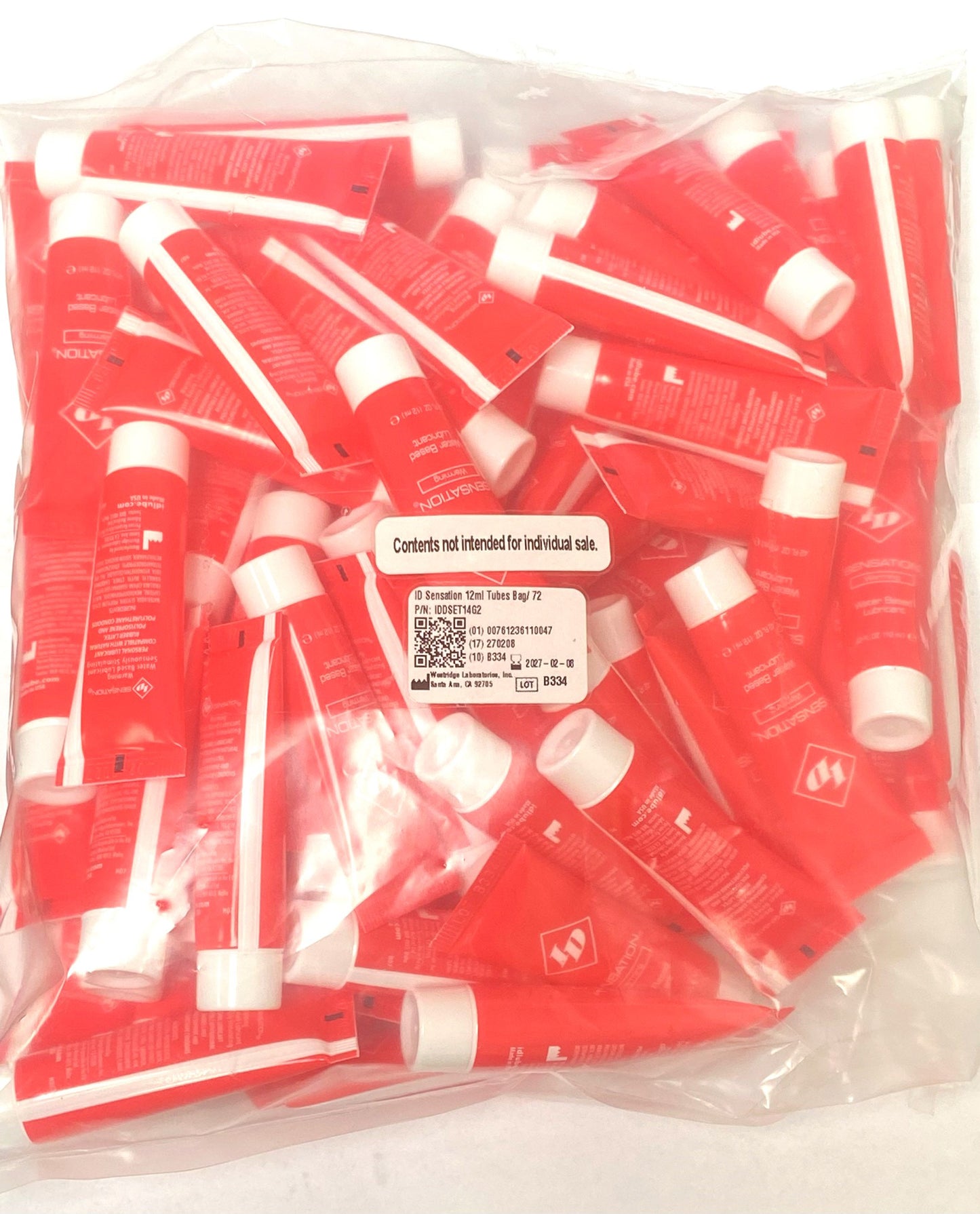 ID Sensation 12 ml Tubes - Bag of 72