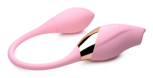 Shegasm 8x Tandem Plus Silicone Suction Clit Stimulator and Egg