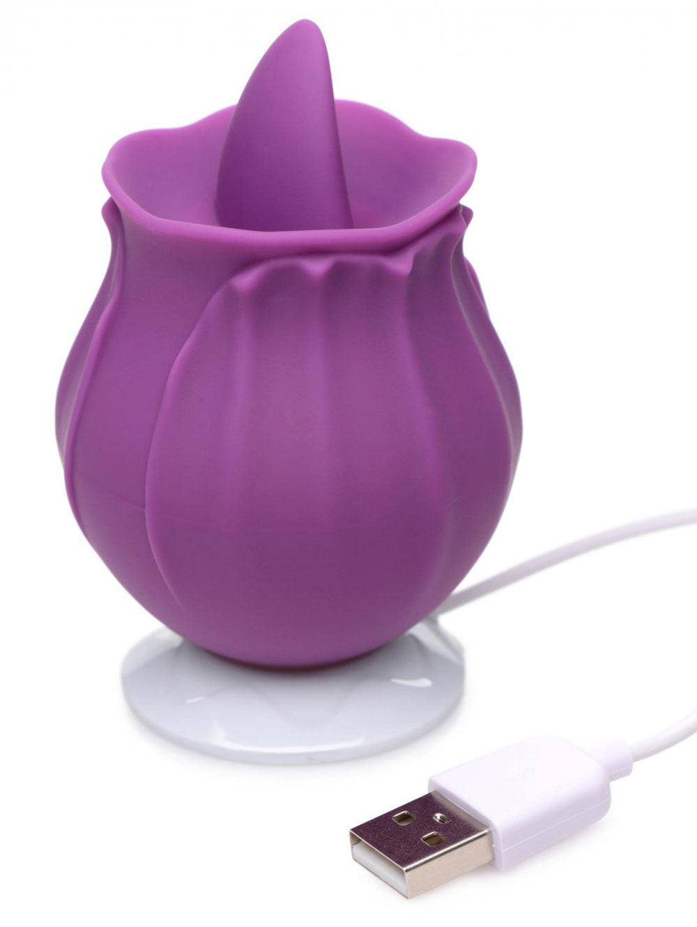 Inmi - Bloomgasm Wild Violet Licking Silicone Stimulator - Violet