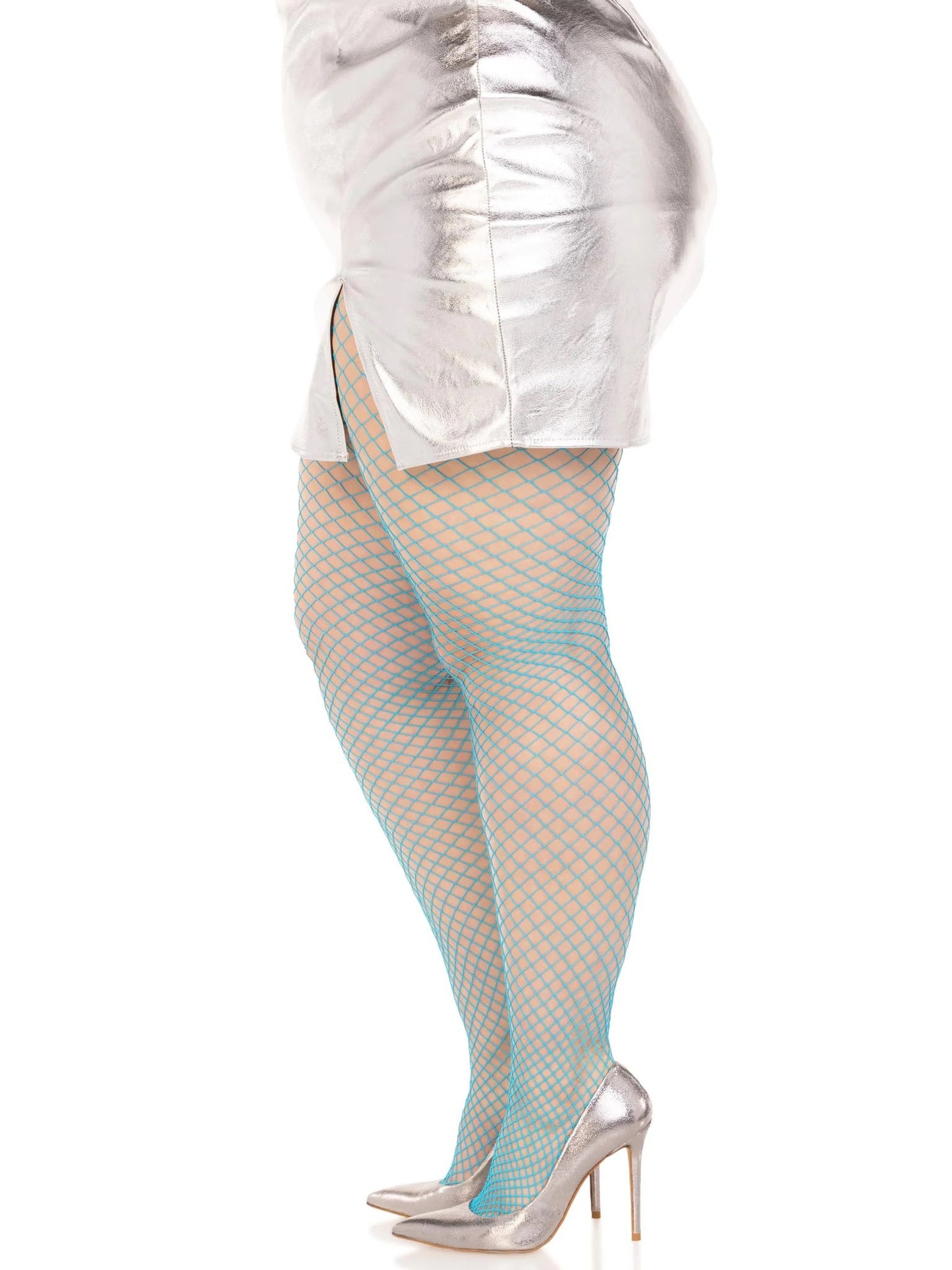 Spandex Industrial Net Tight - 1x/2x - Neon Blue