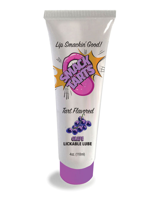 Smack Tarts 4oz Lickable Flavored Lubricant-Grape