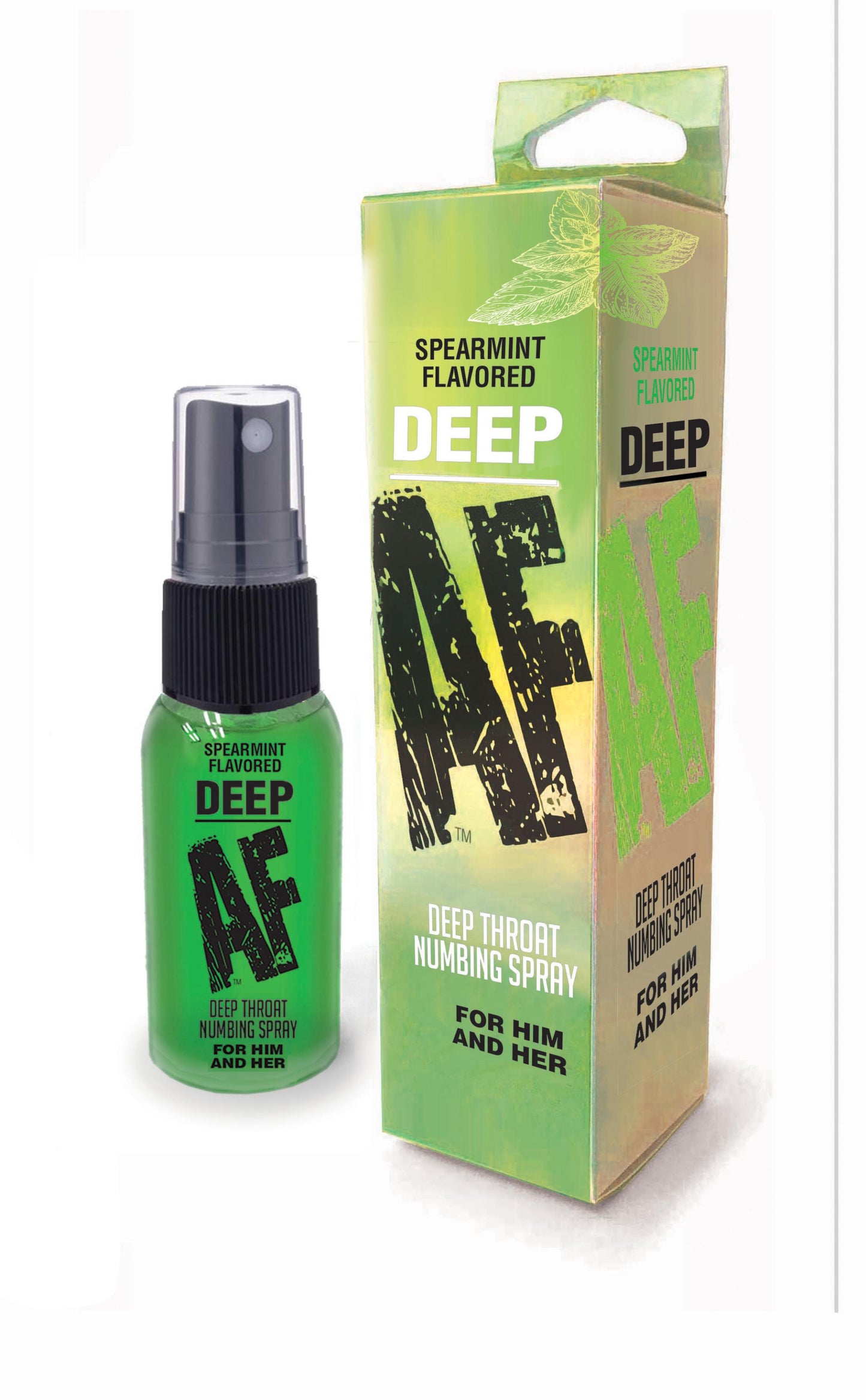 Deep Af - Spearmint Flavored Deep Throat Spray - 1 Oz