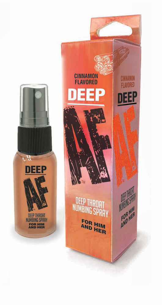 Deep Af Deep Throat Numbing Spray - Cinnamon - 1 Fl. Oz.