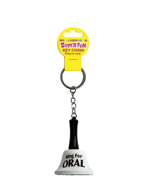 Super Fun Key Chain, Ring for Oral - White