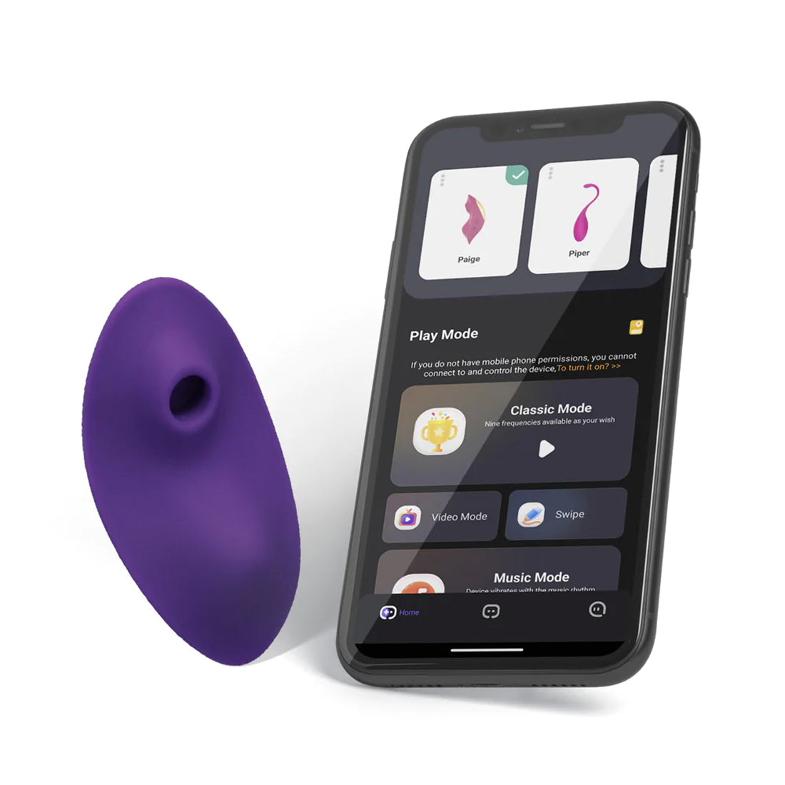 Link Paige - App Connected Dual Function Panty Vibe - Purple