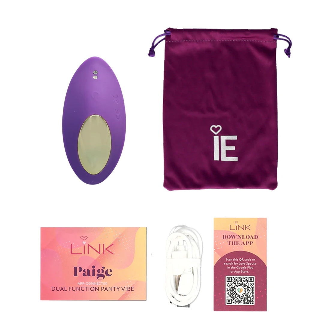 Link Paige - App Connected Dual Function Panty Vibe - Purple