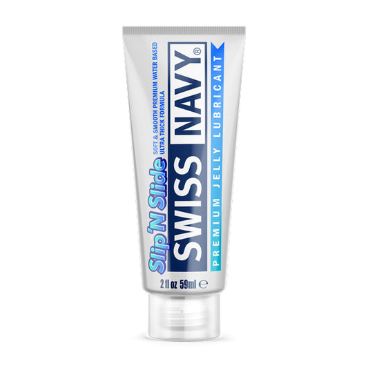 Swiss Navy Slip N Slide - Premium Jelly Lubricant - 2 Fl. Oz.