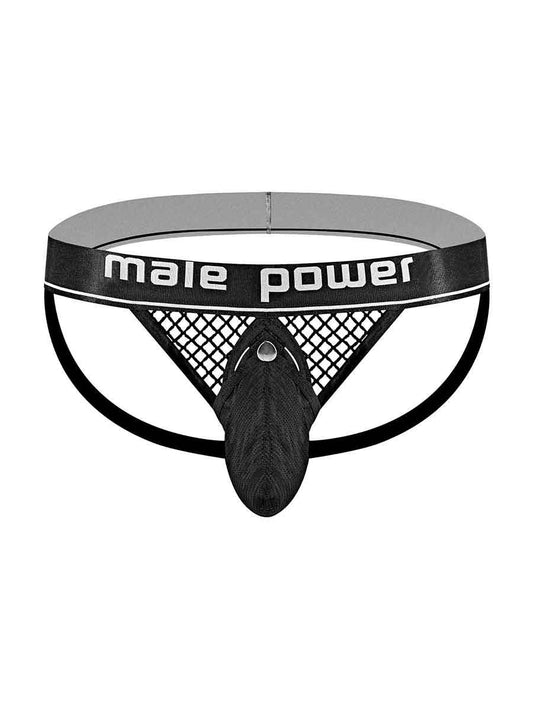 Cock Pit Net Cock Ring Jock - S/ M - Black