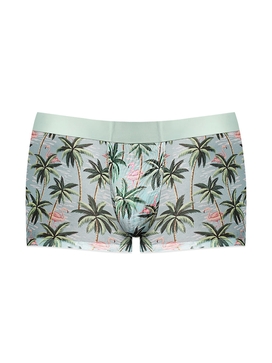 Sheer Prints - Seamless Sheer Short - Large - Flamingo