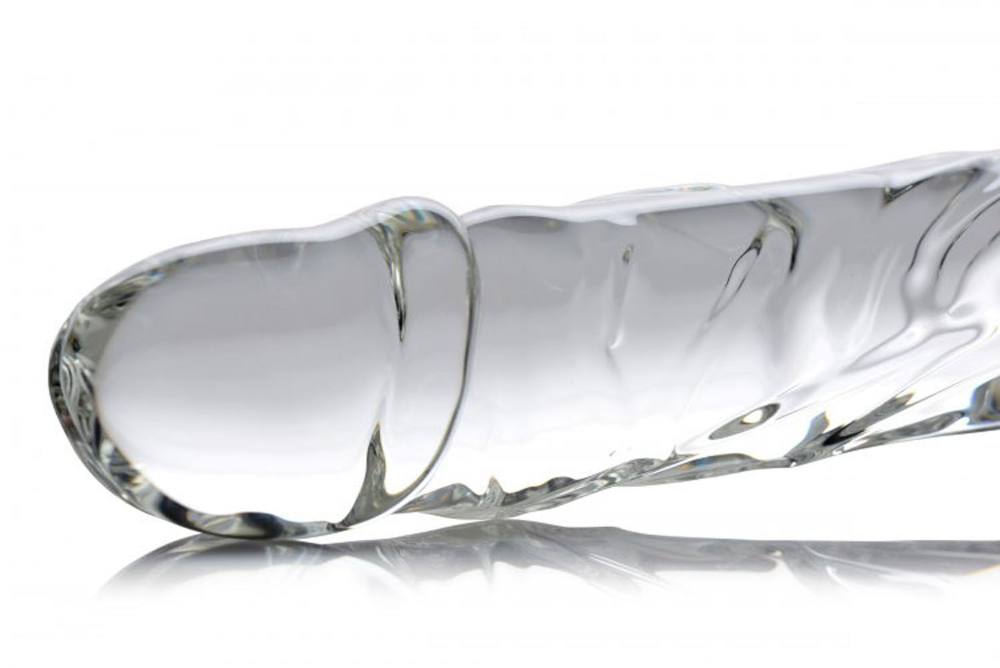 Brutus Glass Dildo Thruster - Clear