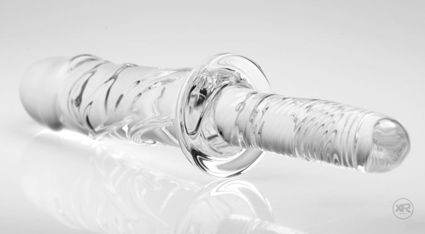 Brutus Glass Dildo Thruster - Clear