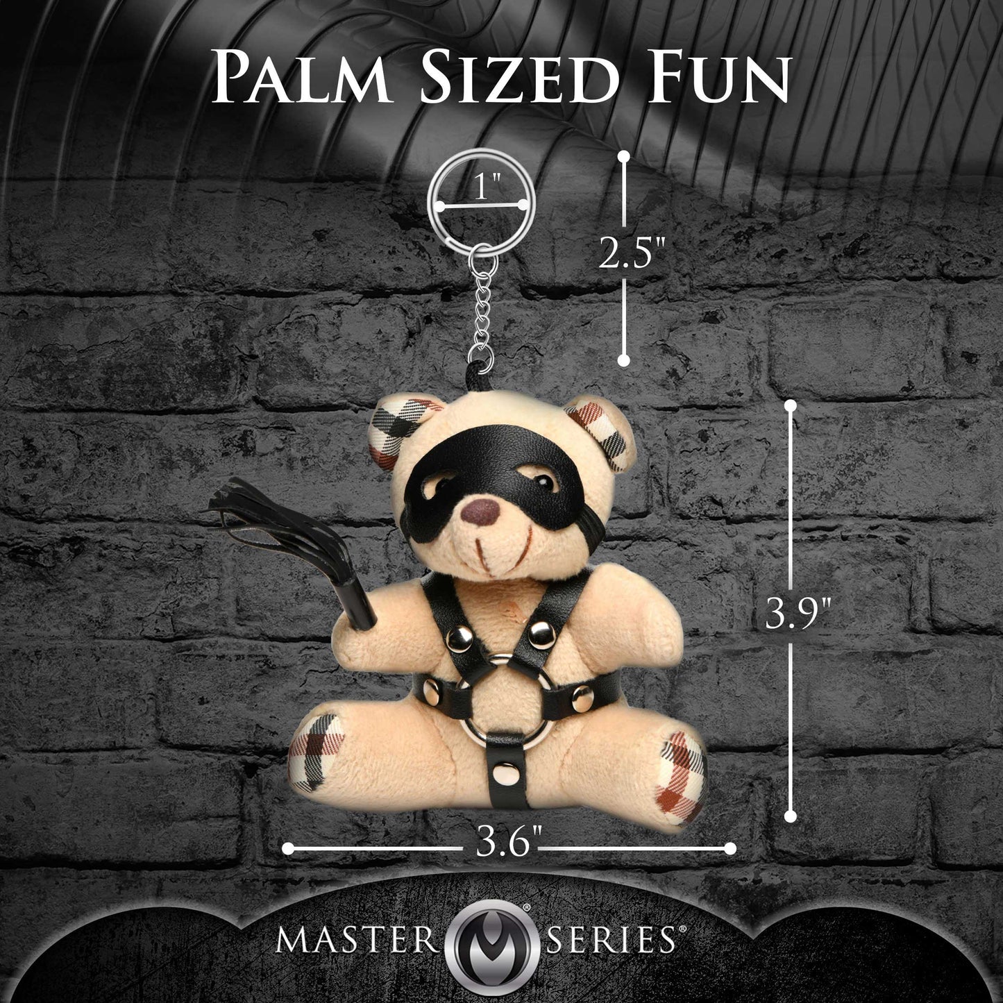 BDSM Teddy Bear Keychain