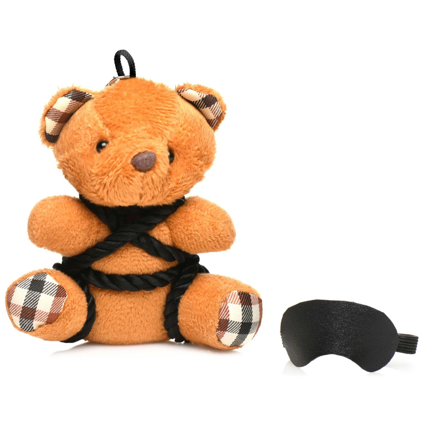 Rope Teddy Bear Keychain