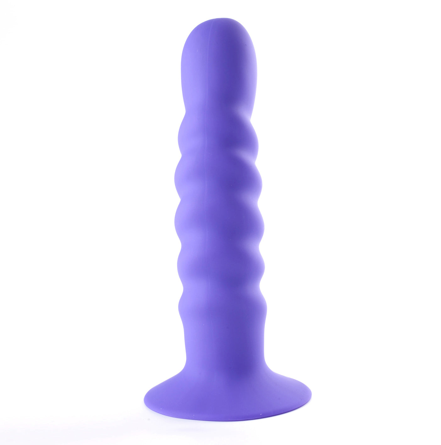 Kendall Silicone Dong Swirled Satin Finish - Neon Purple