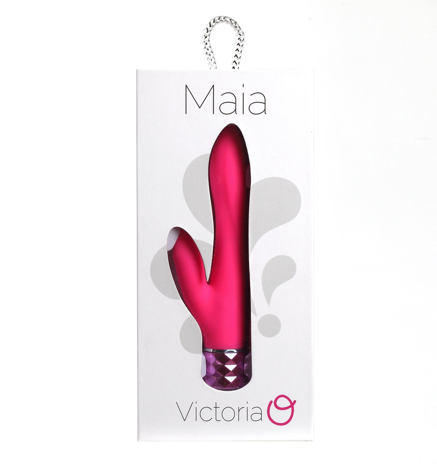 Victoria Crystal Gem Dual Vibrator - Pink