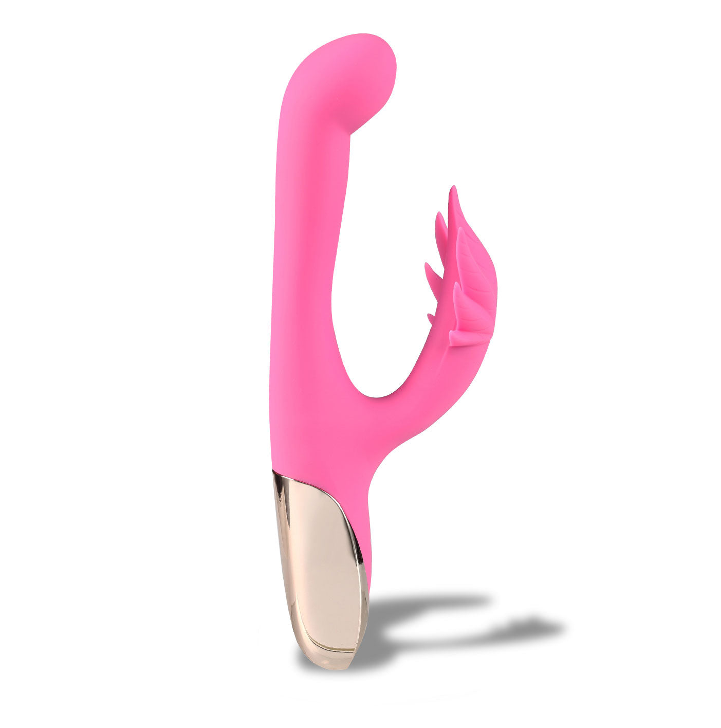 Maui 420 Series - Dual Motor G-Spot Pot Leaf - Rechargeable Vibrator - Pink