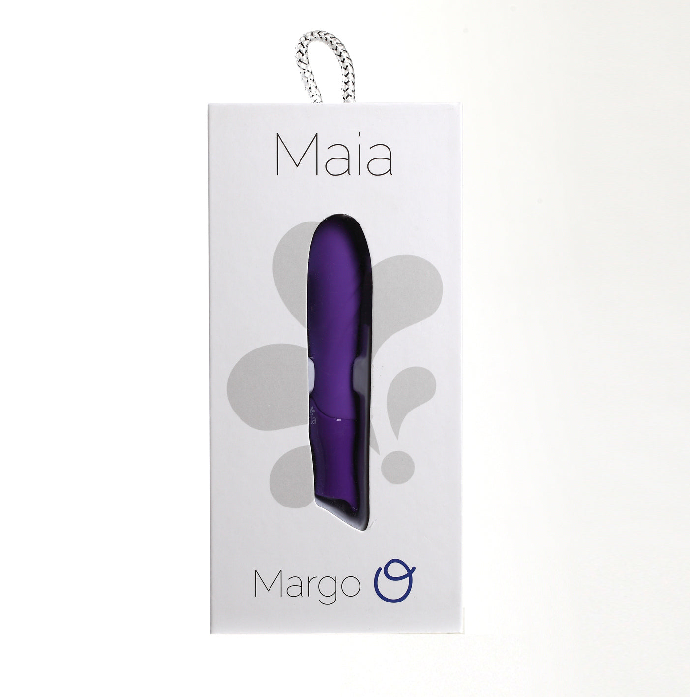 Margo Silicone Textured Bullet Vibrator - Neon Purple