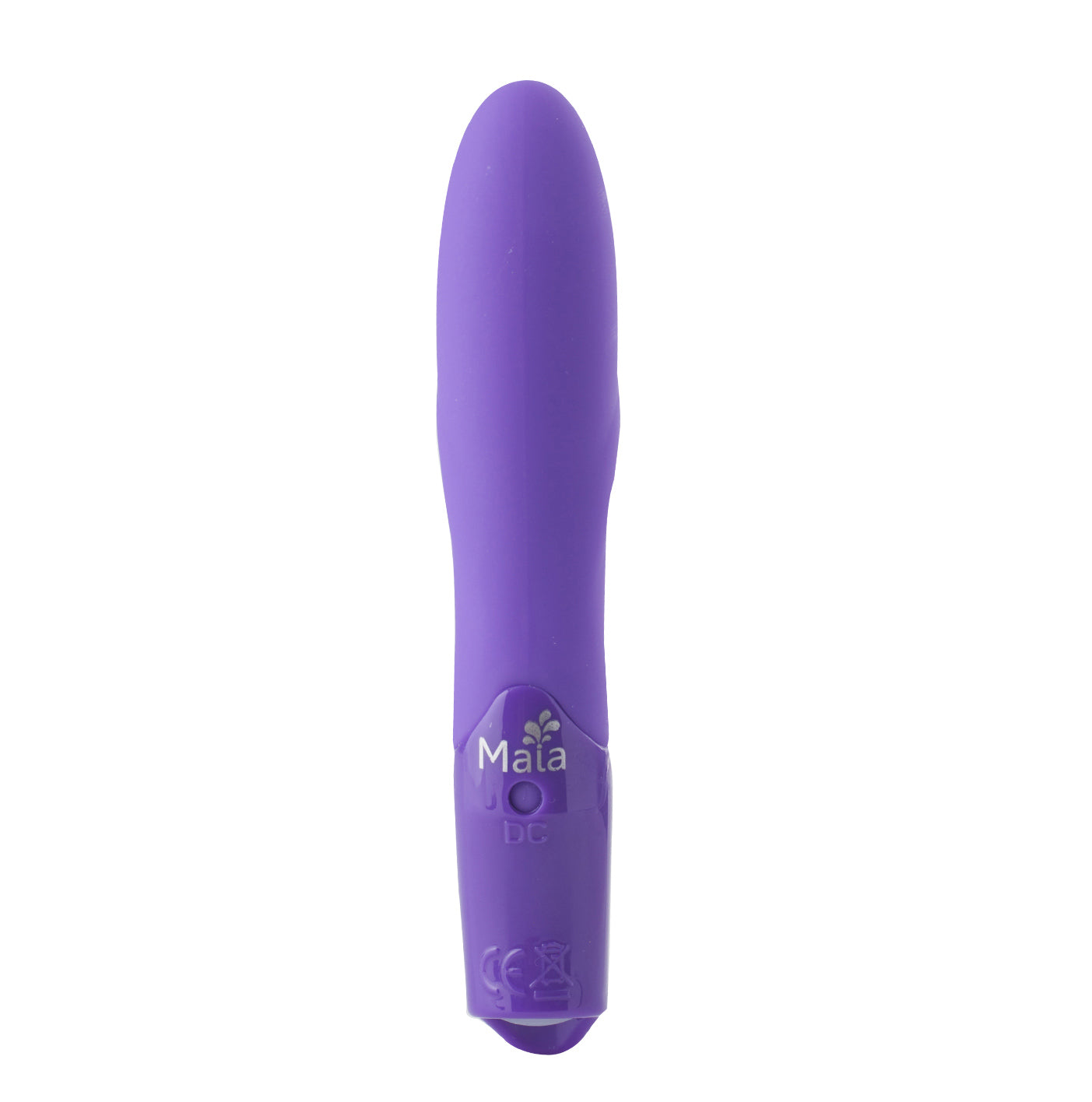 Margo Silicone Textured Bullet Vibrator - Neon Purple