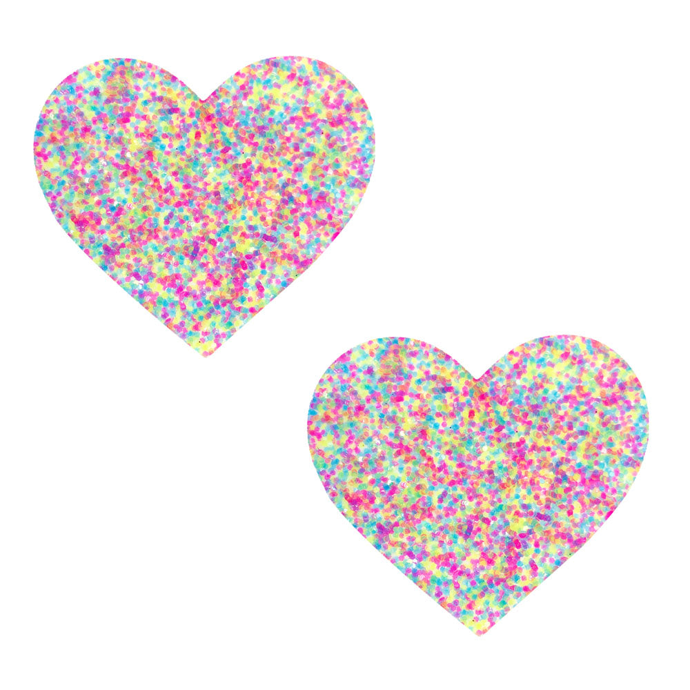 Sprankles Neon Blacklight Glitter I Heart U Nipztix Pasties