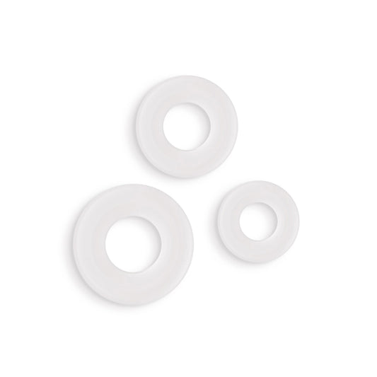 Firefly - 3 Pc Bubble Rings - White