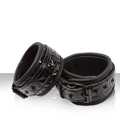 Sinful Wrist Cuffs - Black