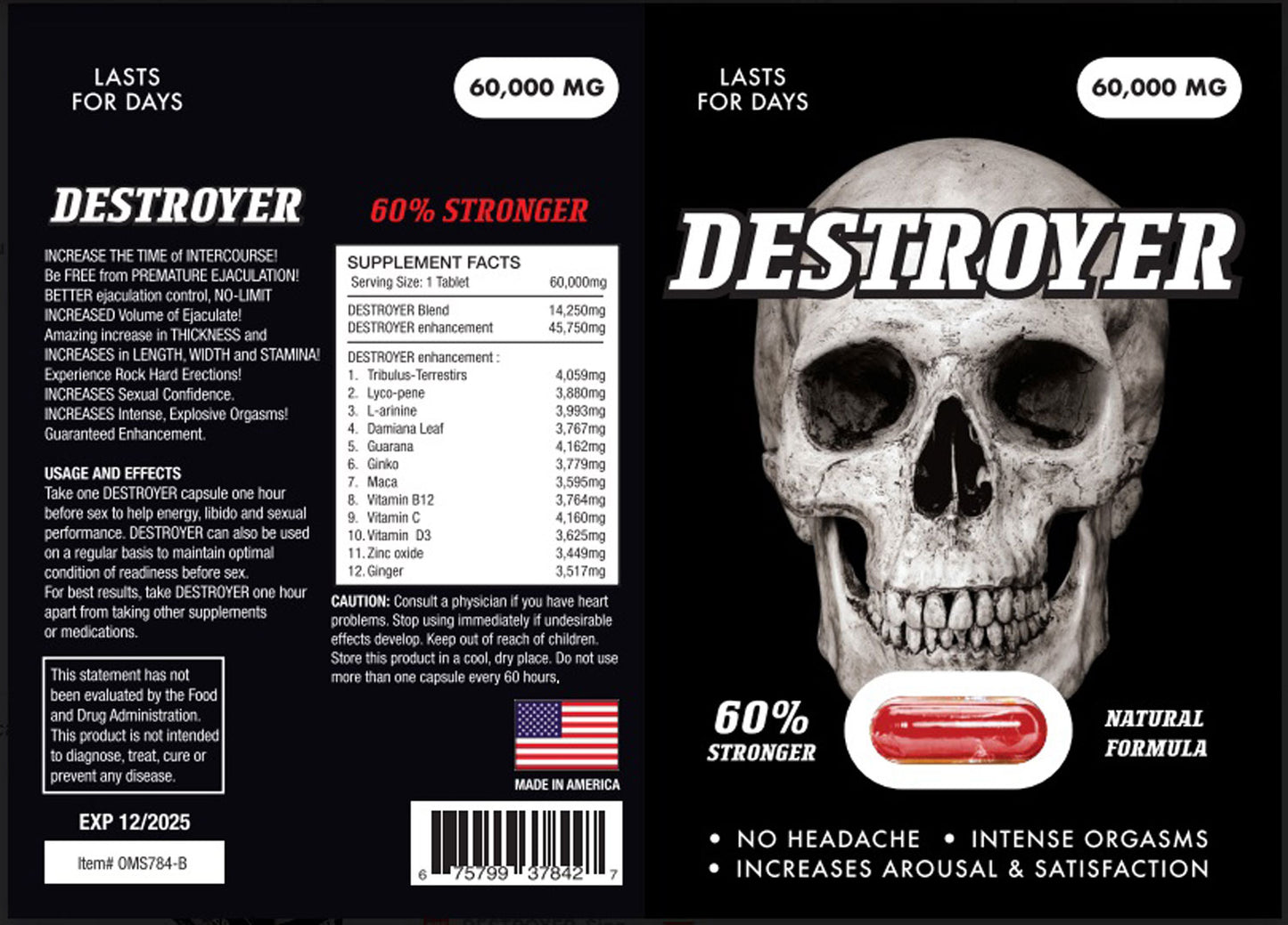 Destroyer 30 Pill Box