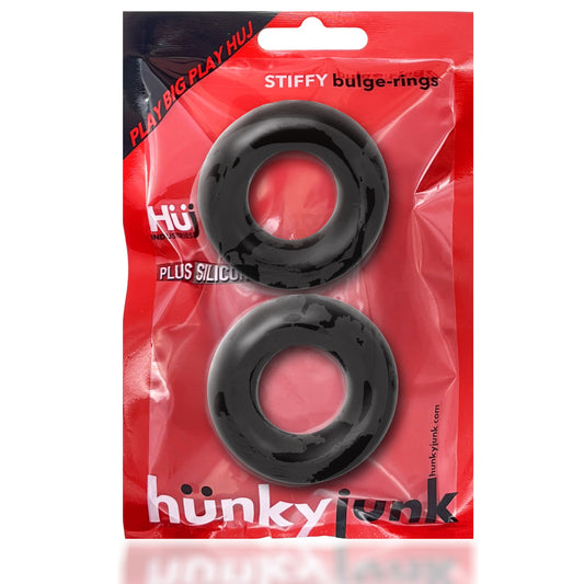 Stiffy 2 -Pack Bulge-Rings - Tar Ice