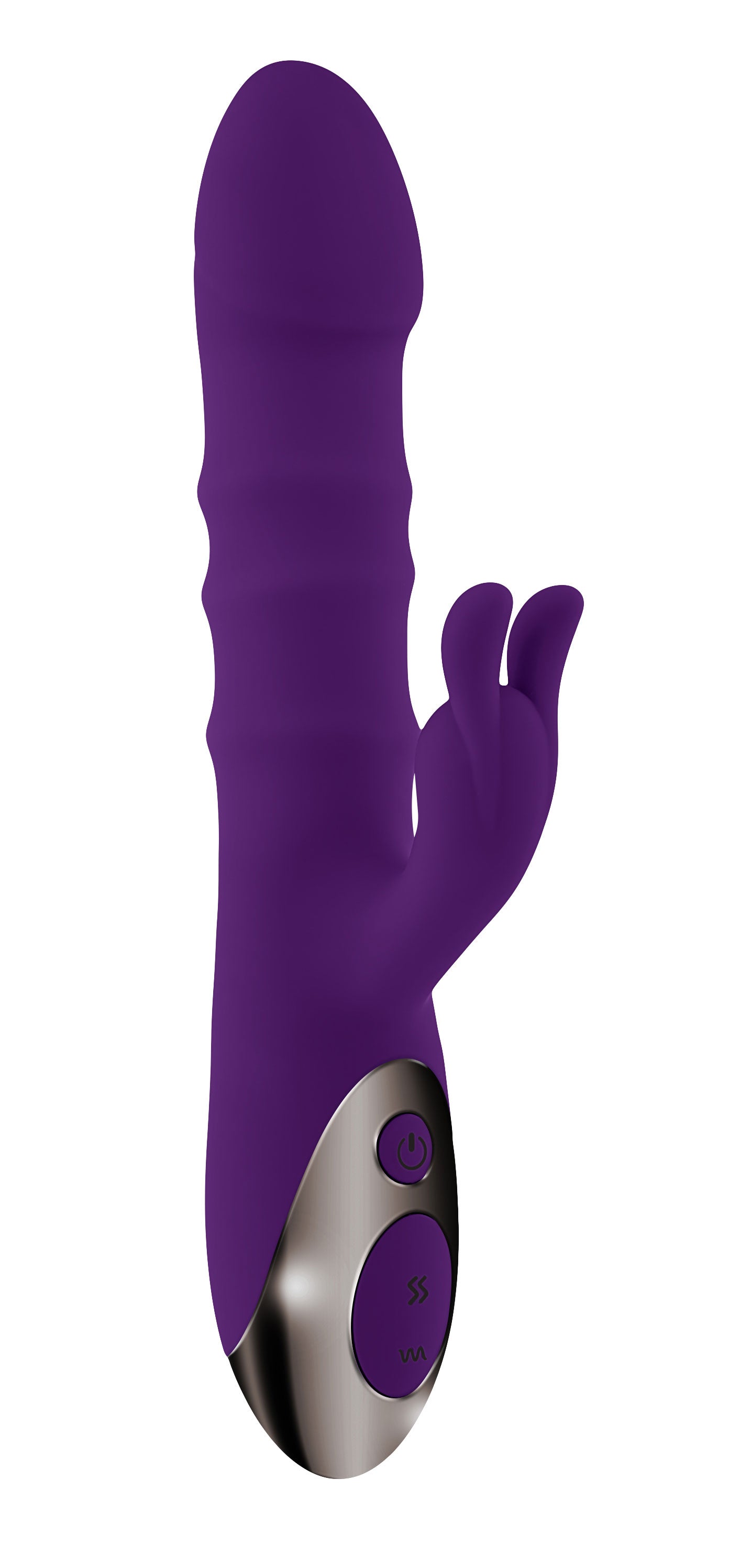 Playboy Pleasure - Hop to It - Rabbit Vibrator - Dark Purple