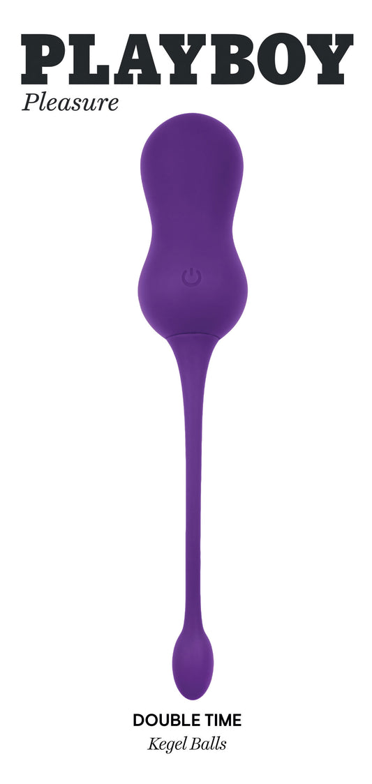 Playboy Pleasure - Double Time - Kegel Balls - Dark Purple