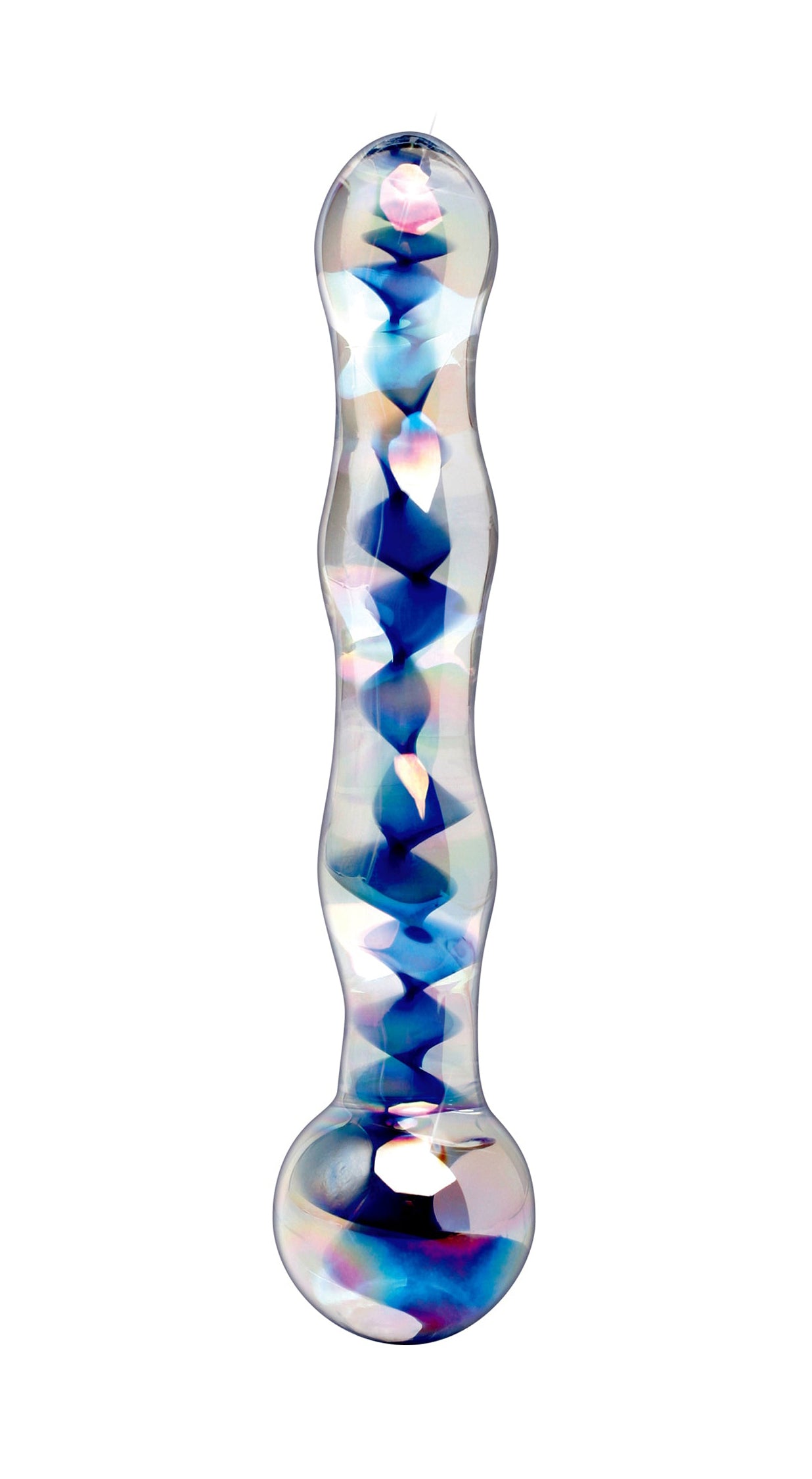 Icicles No. 8 - Clear / Blue