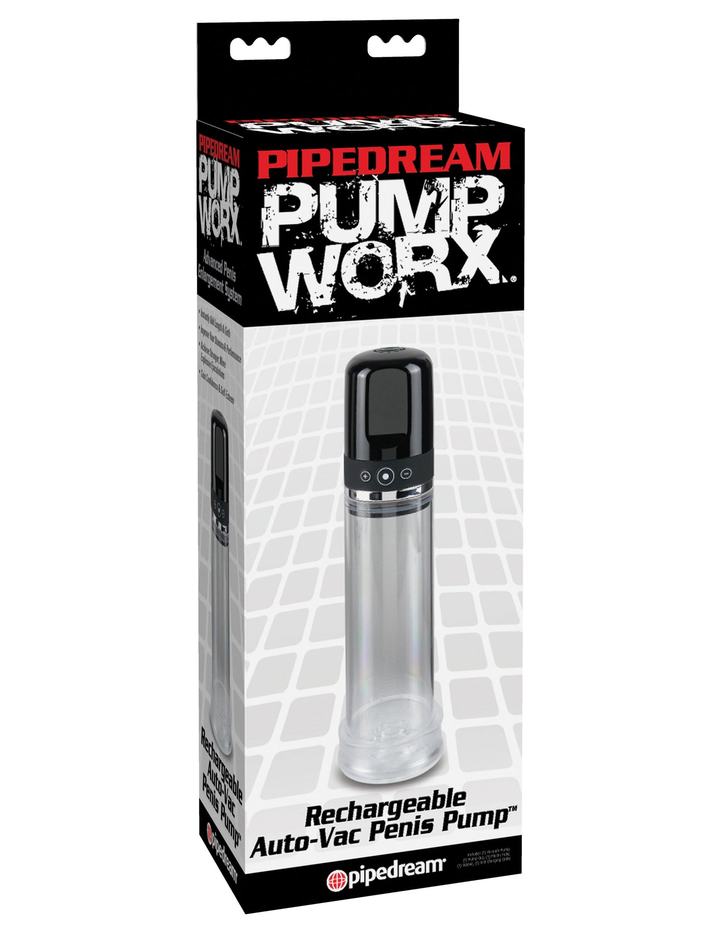 Pump Worx Rechargeable 3-Speed Auto-Vac Penis Pump