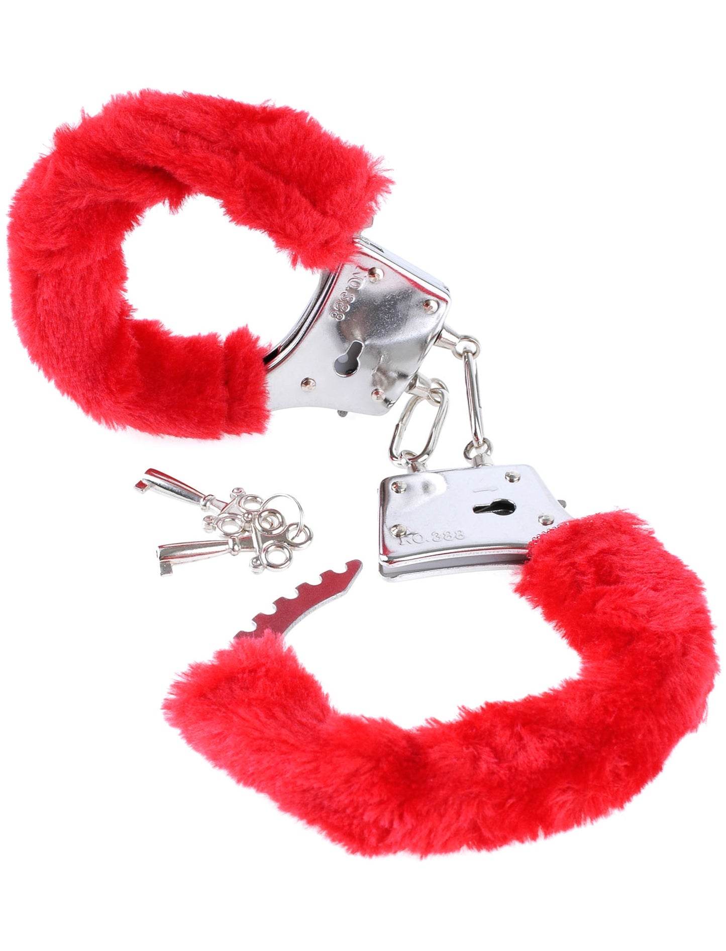 Fetish Fantasy Series Beginner's Furry Cuffs - Red