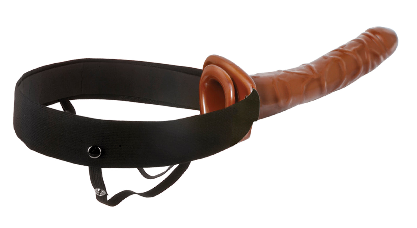 Fetish Fantasy Series 10 Inch Chocolate Dream Hollow Strap-On