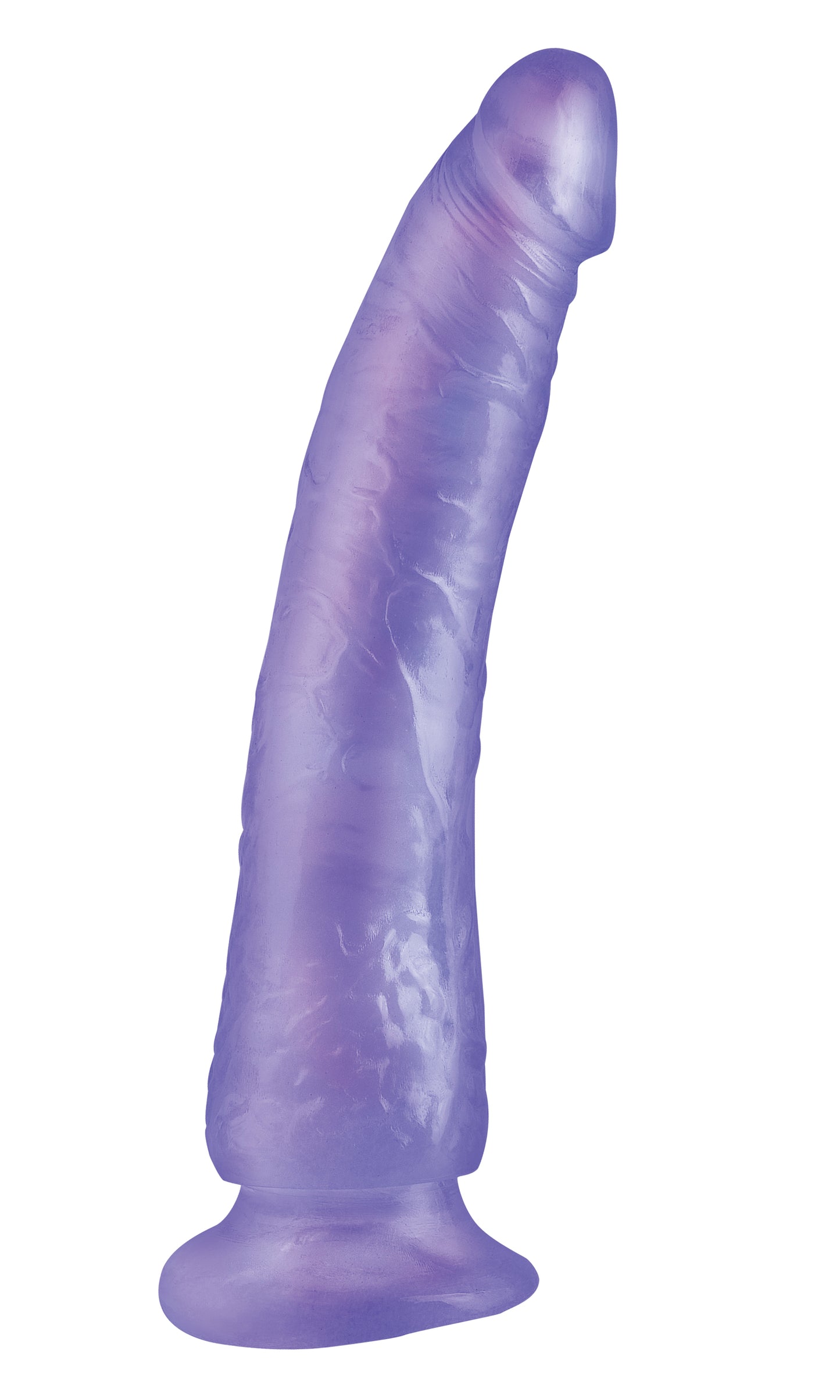 Basix Rubber Works - Slim 7 Inch With Suction Cup - Purple