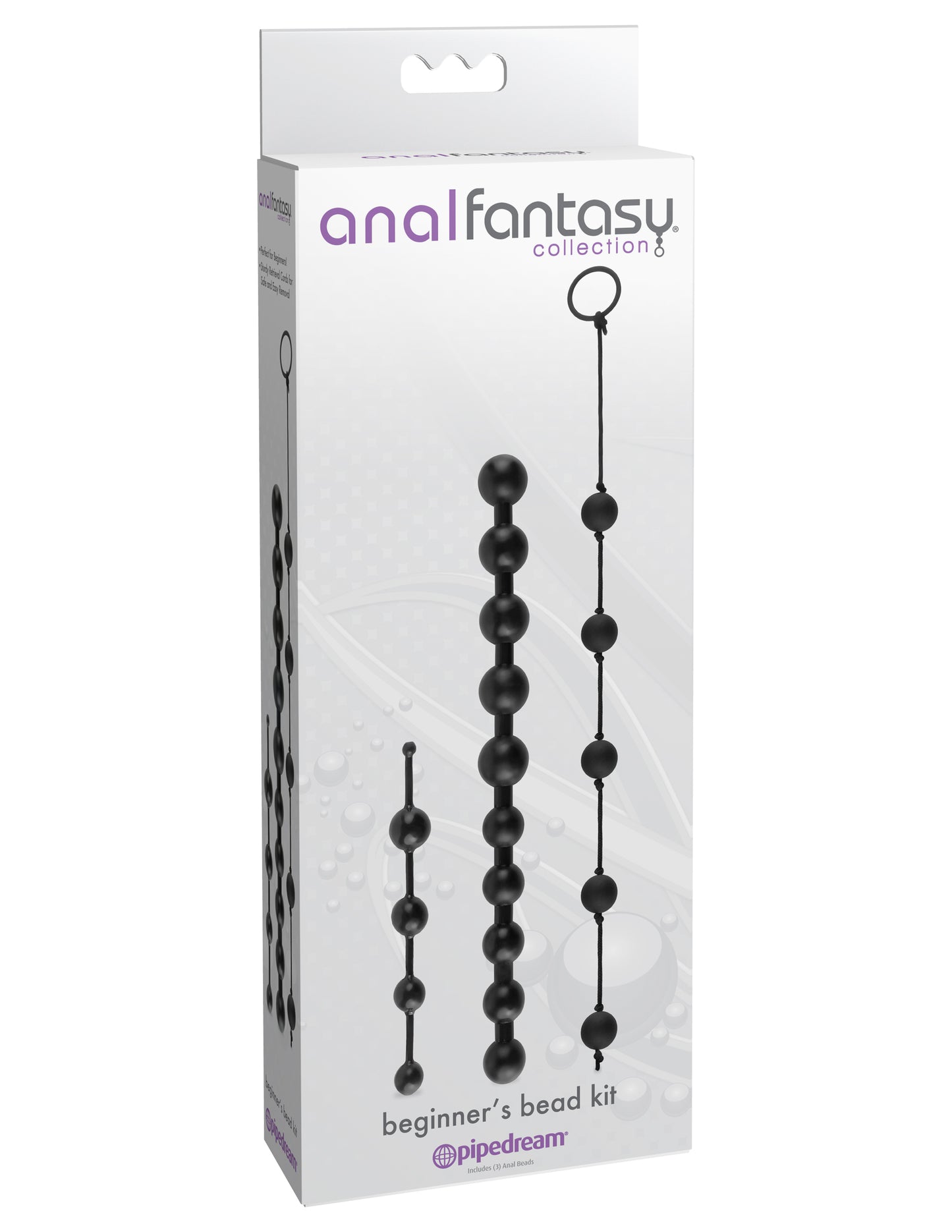 Anal Fantasy Collection Beginners Bead Kit - Black