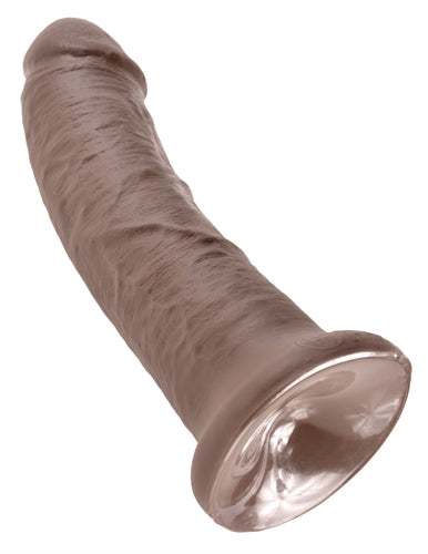 King Cock 8-Inch Cock Brown