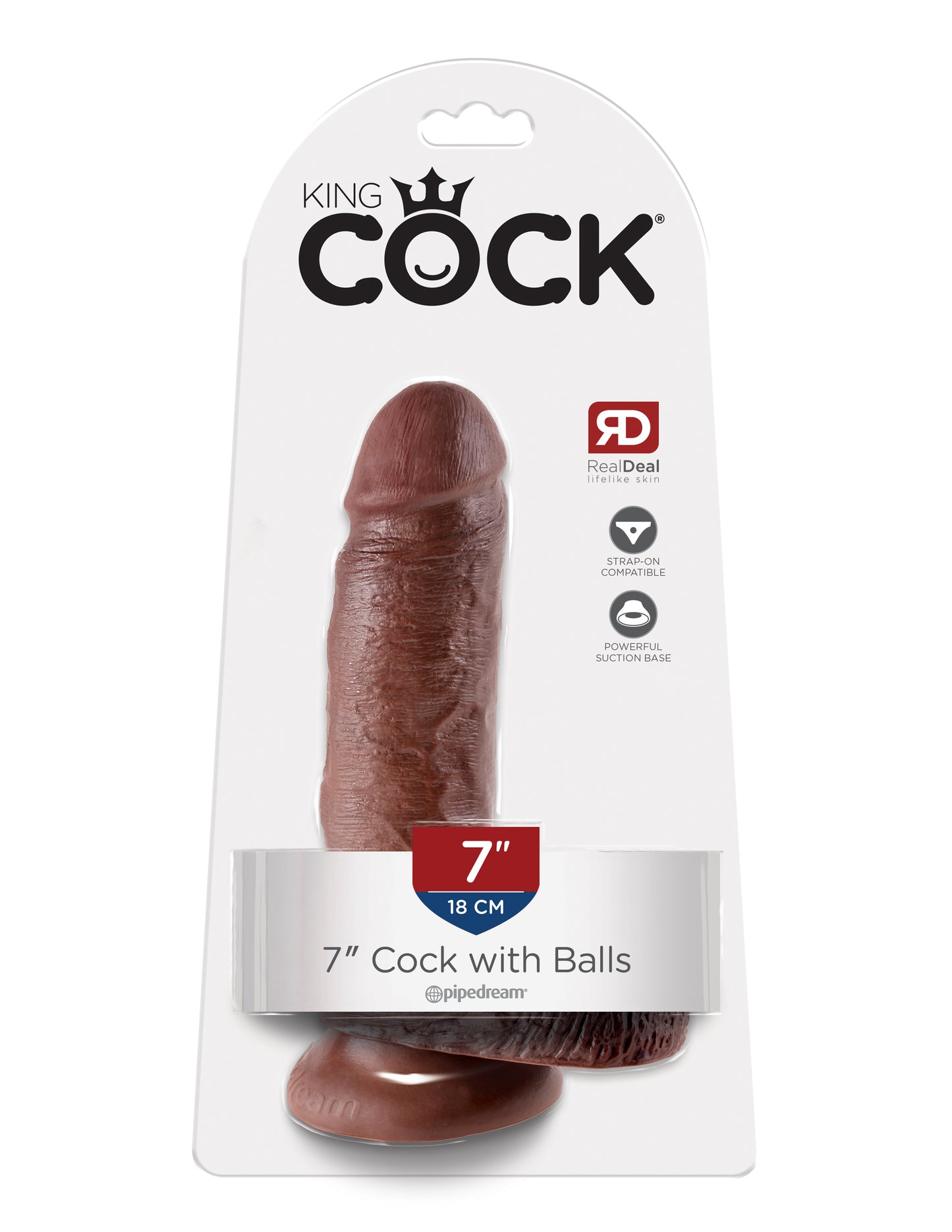 King Cock 7-Inch Cock Brown