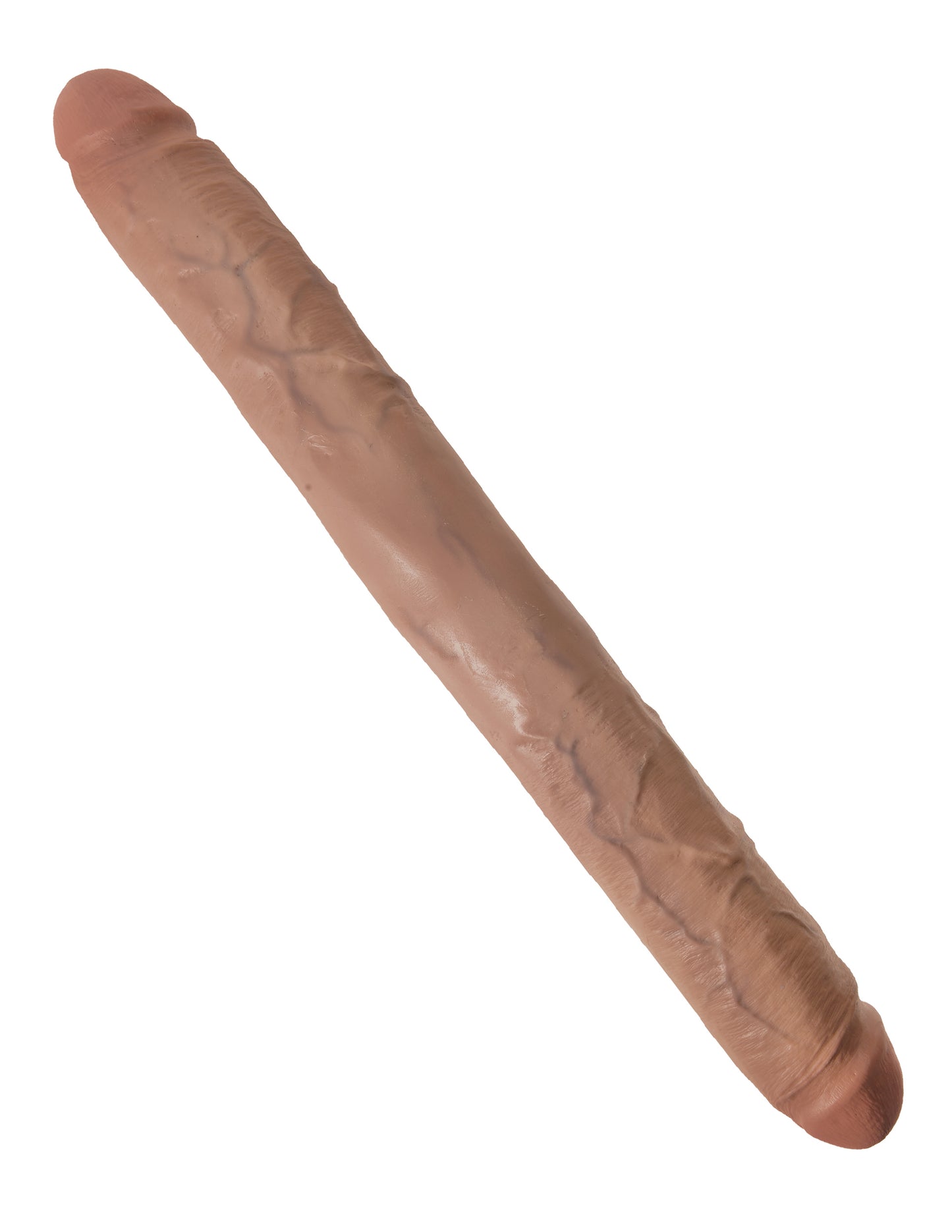 King Cock 16 Inch Thick Double Dildo - Tan