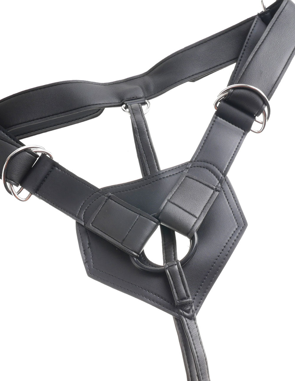 King Cock Strap-on Harness with 7 Inch Cock - Tan