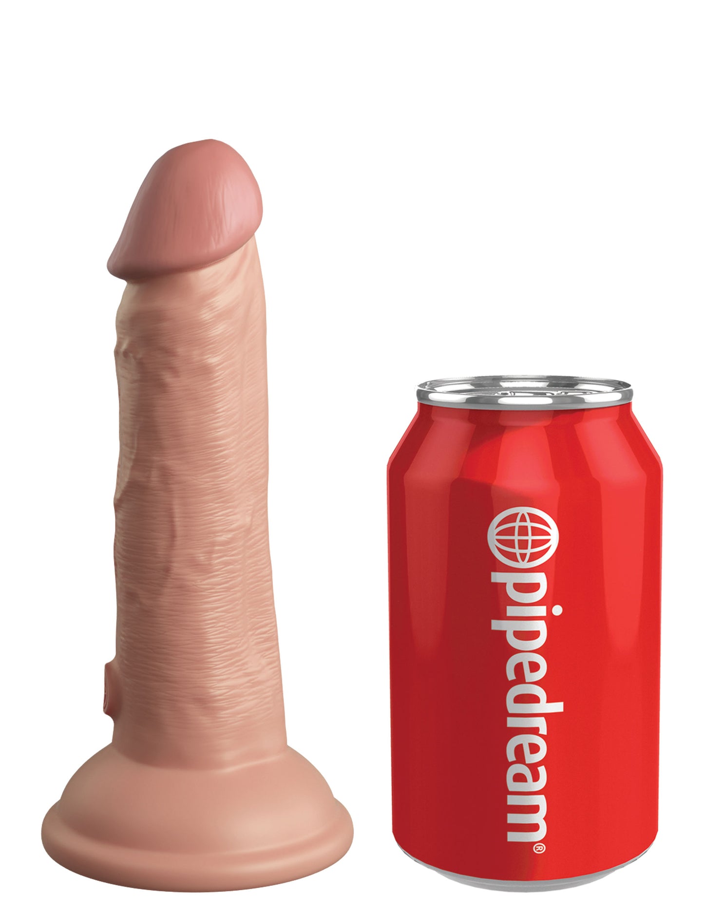 King Cock Elite 6 Inch Silicone Dual Density Cock - Light