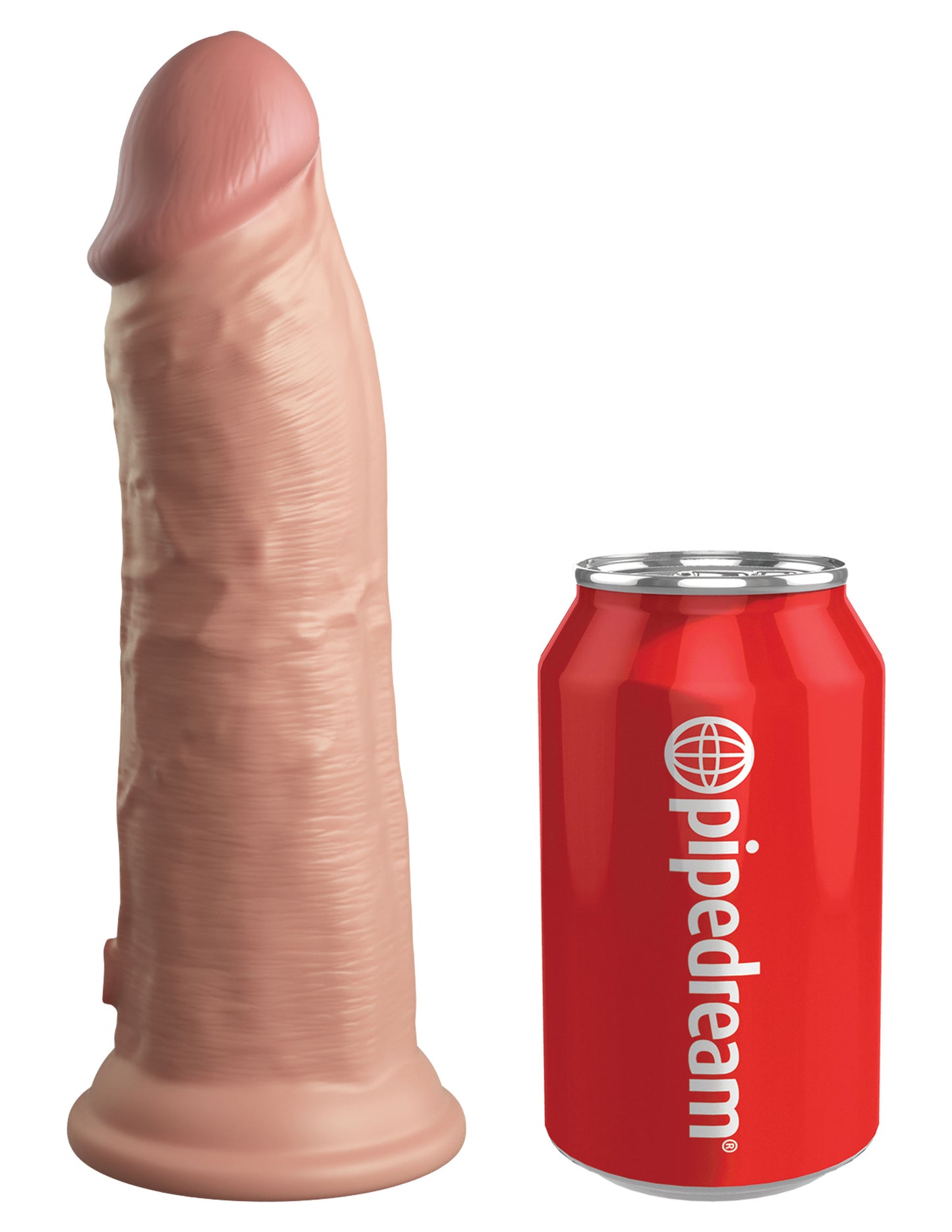 King Cock Elite 8 Inch Dual Density Silicone Cock - Light