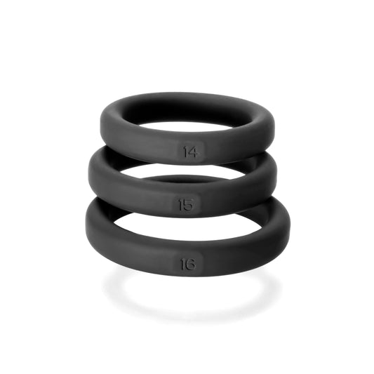 Xact- Fit 3 Premium Silicone Rings - #14, #15, #16