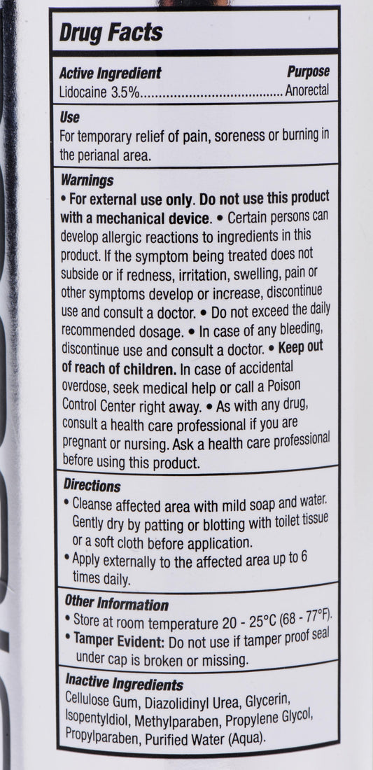 Passion Anal Desensitizing Lubricant - 3.5 Percent Lidocaine - 8.25 Fl. Oz.