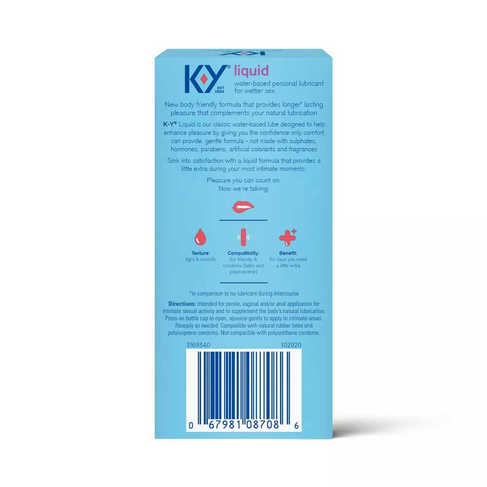 K-Y Liquid 2.5 Oz Bottle