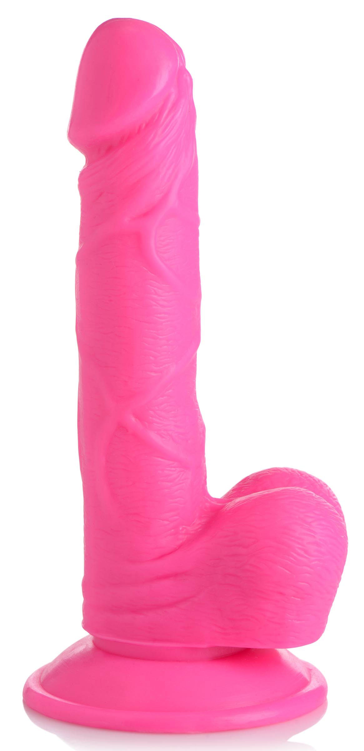 Pop Pecker 6.5 Inch Dildo With Balls - Pink