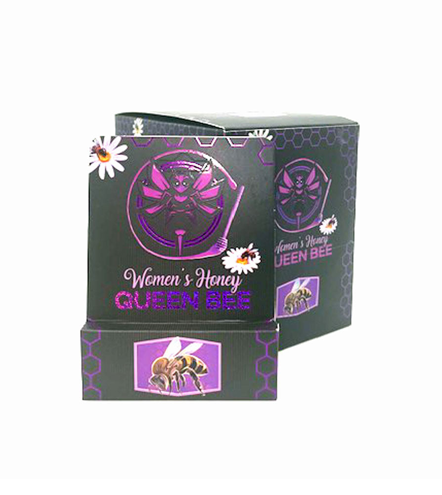 Queen Bee Female Enhancement Honey 24 Ct Display - (Net)