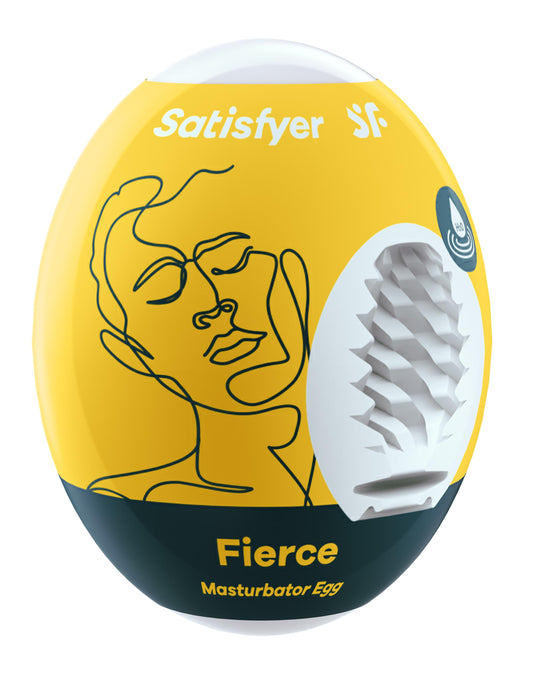 Satisfyer Masturbator Egg - Fierce - Yellow